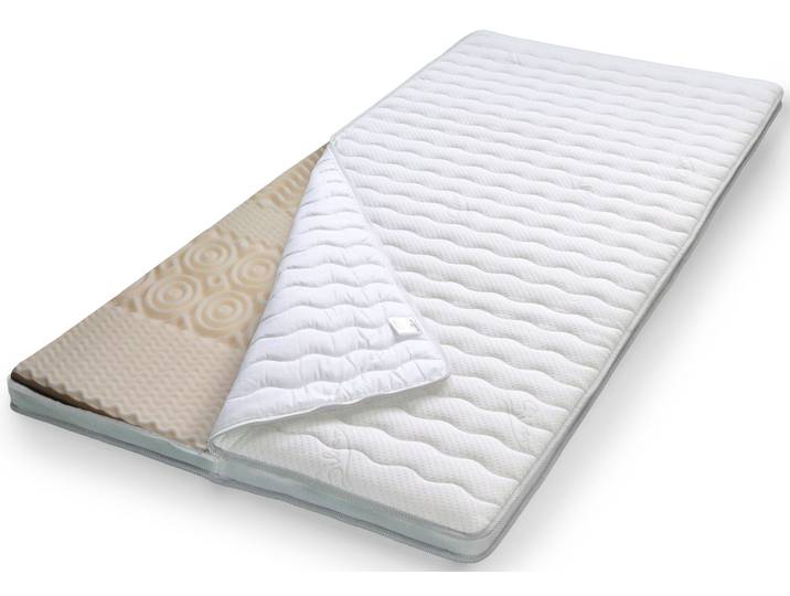 Topper STENDEBACH Softtop Silver+ Kaltschaum , weiß, B:100cm H:8cm L:200cm, Kaltschaum, Topper