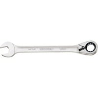 Maulschlüssel 7UR24 mit Ringratsche, 24mm, Schraubenschlüssel chrom, umschaltbar