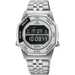 Seiko HFL002P1 Unisex Digitaluhr Chronograph Rotocall Schwarz