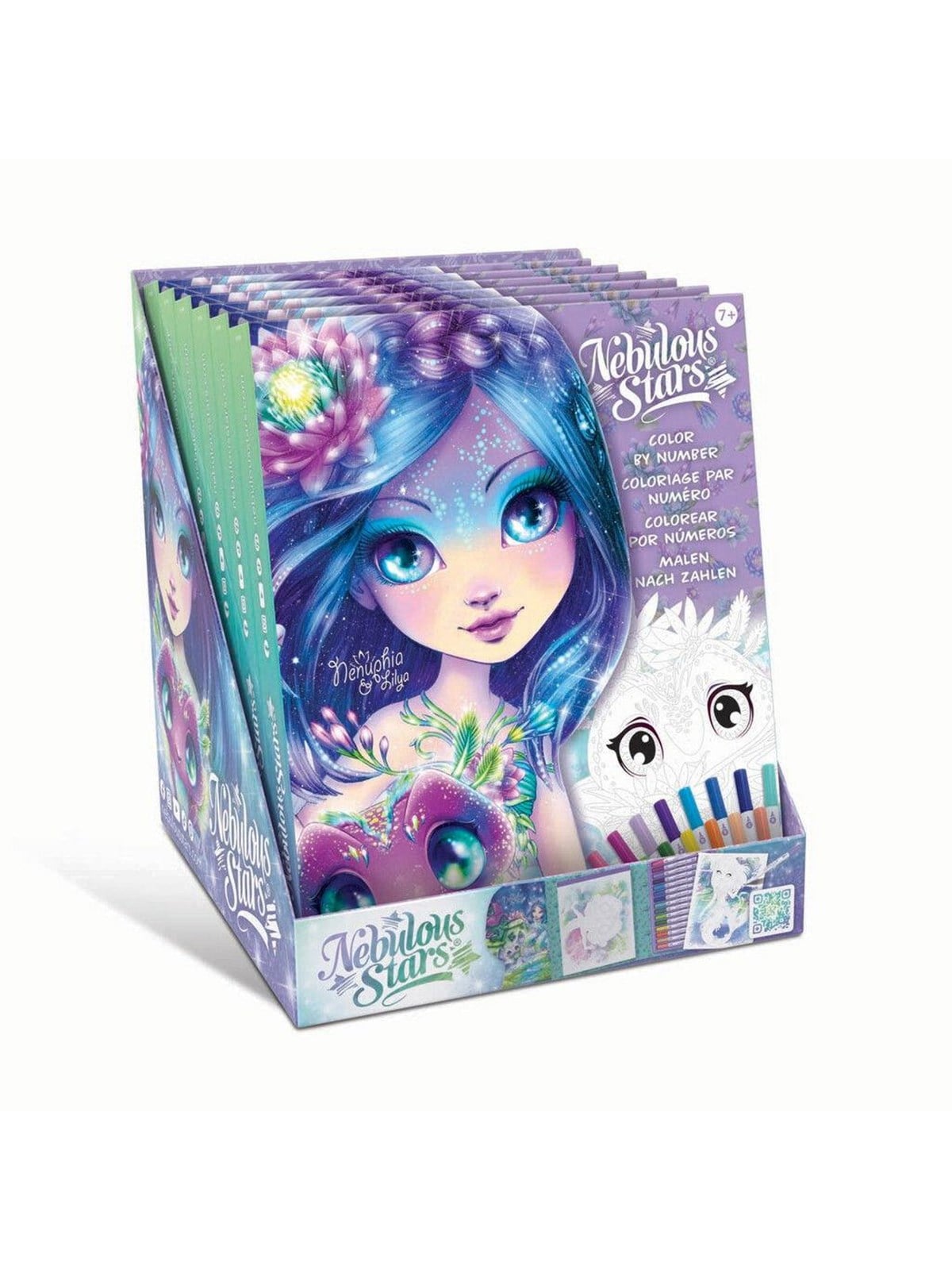 Nebulous Stars Color-By-Number Book Set - Nenuphia