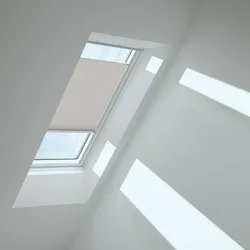 VELUX Plissee Silbergrau 1284, MK12, Aluminiumschiene,GGU,Manuell,VELUX