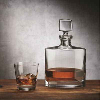NUDE Glass Whisky Bottle & 2 Tumblers