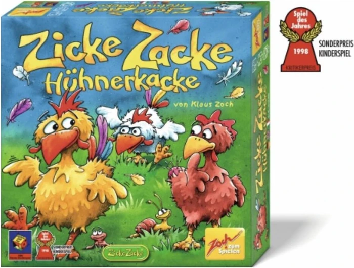 Simba-Dickie Zicke Zacke Hühnerkacke (Sonderpreis Kinderspiel 1998)