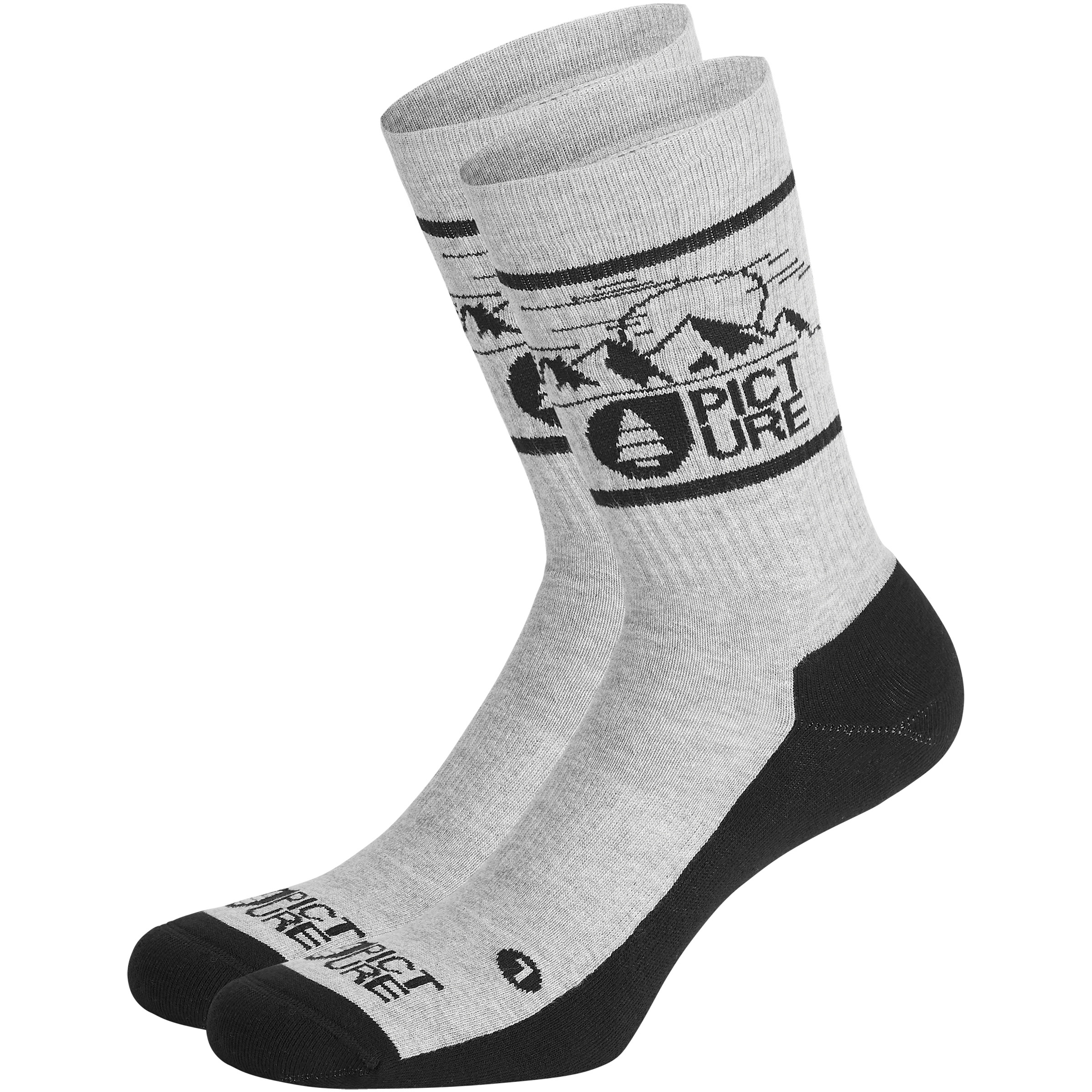 Picture Bazik Fahrradsocken grau Größe 40 Mountainbike Hautfreundlich