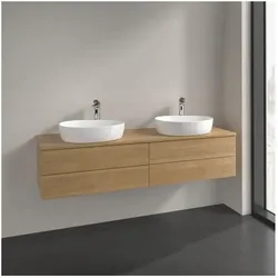 Villeroy und Boch Antao Waschtisch-Unterschrank K28011HN 160x36x50cm, Waschbeckenplattenfarbe honey oak, honey oak