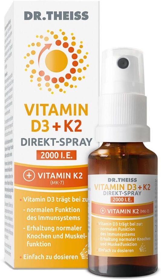 Dr.Theiss Vitamin D3 + K2 Direkt-Spray 2000 I.E.