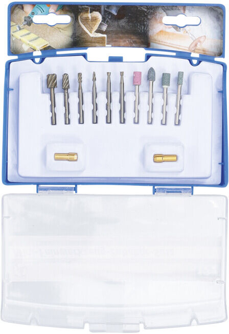 BGS Jeu d’accessoires pour mini-outil de précision 12 pièces ; BGS Do it yourself (50804)