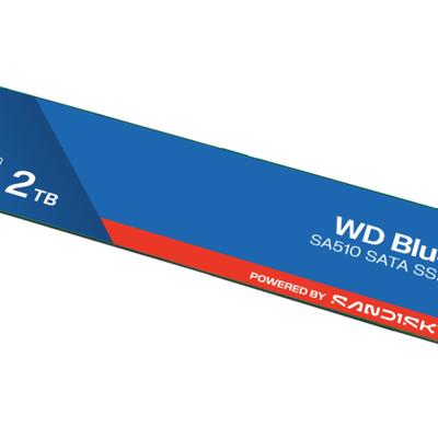 SANDISK interne SSD "WD Blue SA510", blau, 2 TB, Festplatten