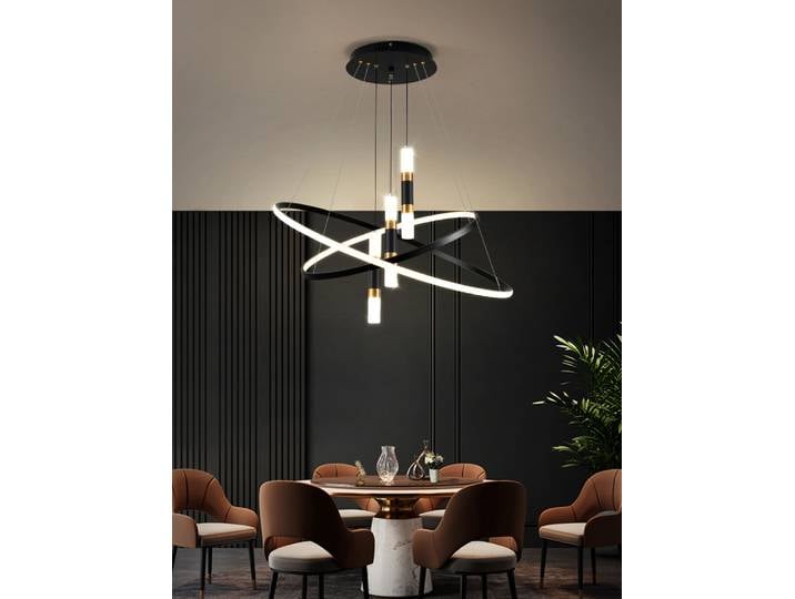 Lustres LED ronds modernes pour salon salle à manger cuisine île Lustre lampes suspendues luminaire décor à la maison éclairage intérieur