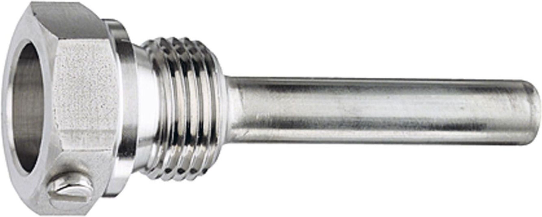 Riegler Schutzrohr zum Einschrauben, G 1/2, L1 = 63 mm, Kupferlegierung (SR 01)