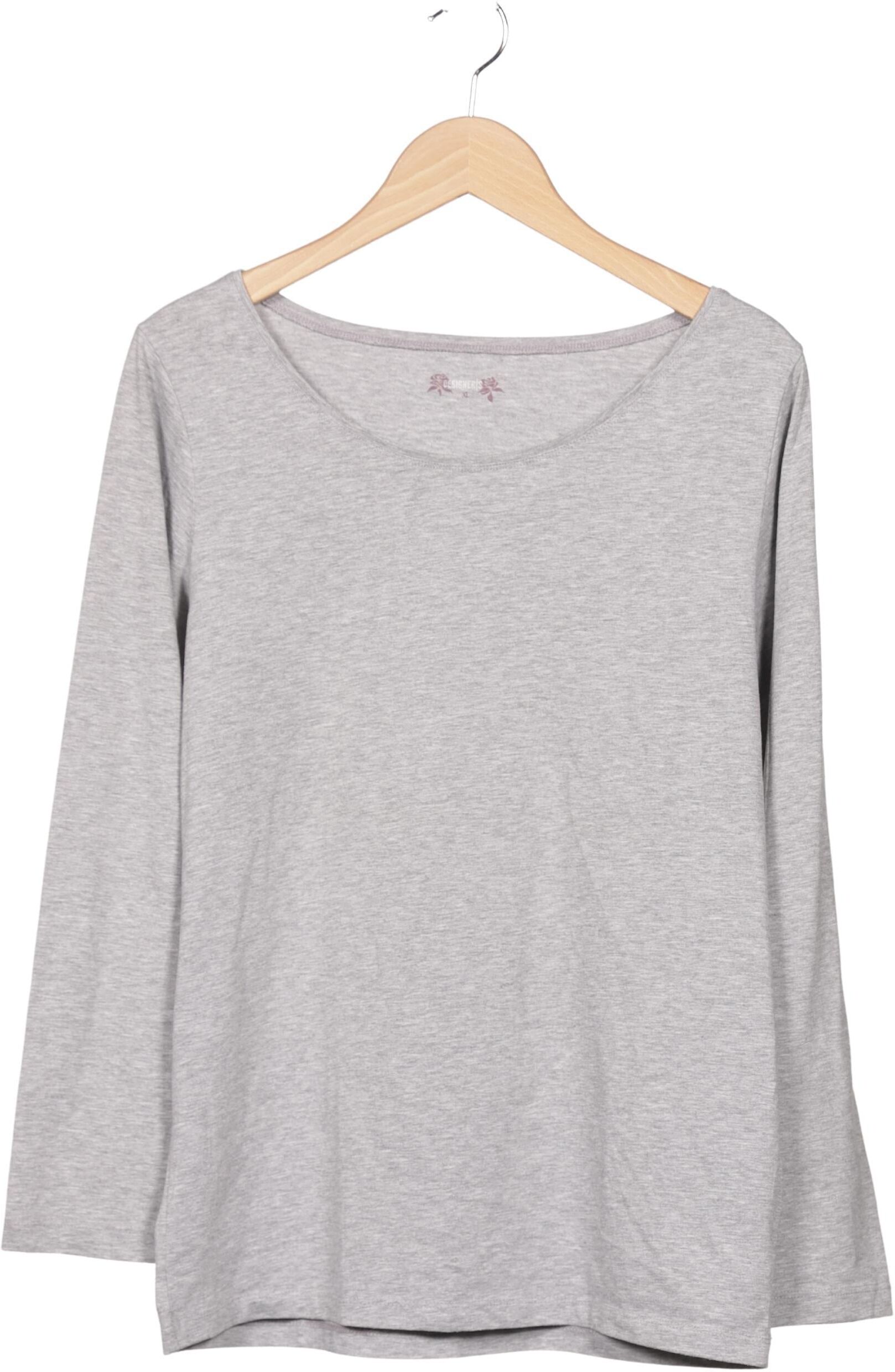 Designers Remix Damen Langarmshirt, Grau, Gr. XL, kein / Etikett - Second Hand