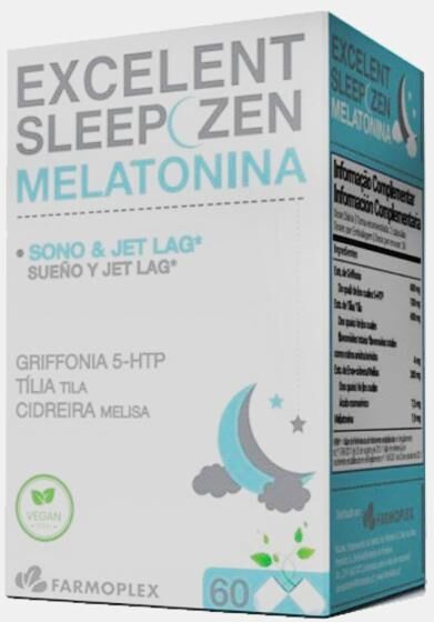 FARMOPLEX EXCELENT SLEEP ZEN MELATONINA 60 CAPSULAS