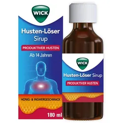 WICK Husten-Löser Sirup mit Honigaroma 200mg/15ml 180 ml