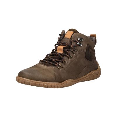 Sneaker JOSEF SEIBEL "Josef Seibel Stiefelette Leder", Herren, Gr. 44, braun, Leder, Schuhe Sneaker