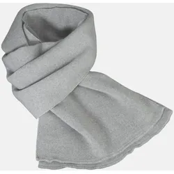 Strickschal aus 100% Schurwolle - Merino - Grau