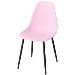 Boltze Stuhl Tux, 84 cm, Pink,  Schwarz