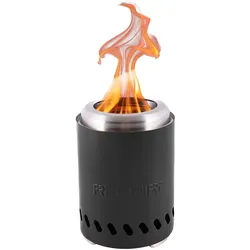 RedFire Pellet-Tischfeuer Volcano Small – pulverbeschichteter Stahl – Ø14 cm – Höhe 18,7 cm – schwarz
