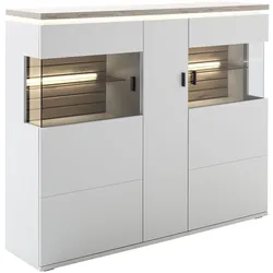 Stylife Highboard ESTEPONA - B/H/T ca. 150.00x124.00x37.00