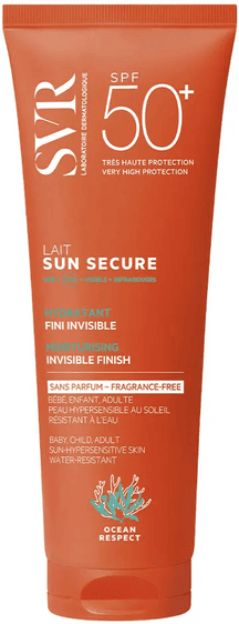 SVR Sun Secure Latte Idratante Solare SPF50+ Senza profumo Protezione Solare Viso e Corpo 250 ml