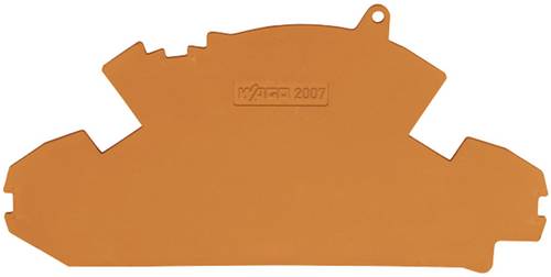 WAGO 2007-8894 Abschluss- und Trennplatte Orange