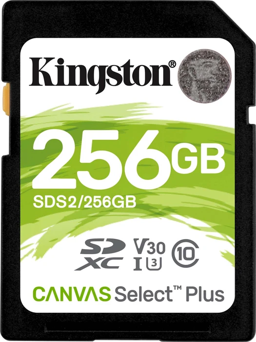 Kingston SDXC 256 GB Canvas Select Plus Gen 3