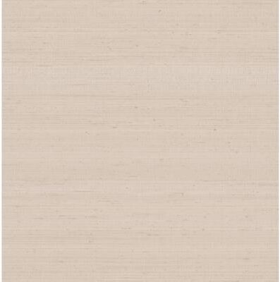 York Wallcoverings - Fine Silk Beige Faux Fabric Wallpaper