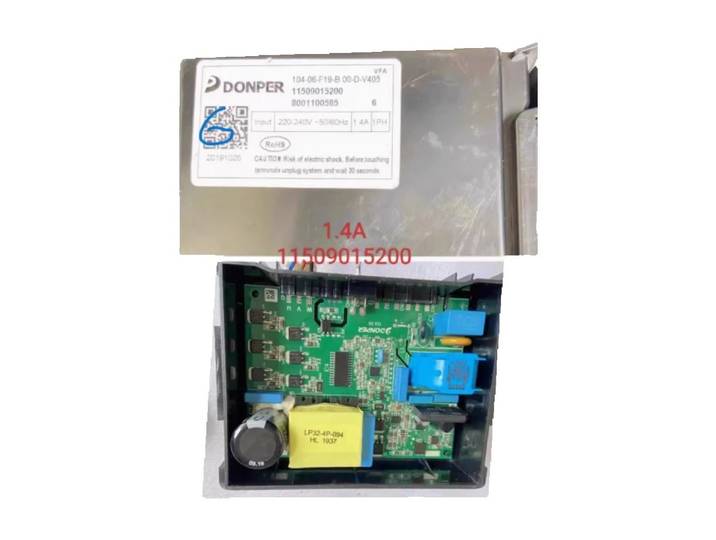 Nouvelle carte de commande pour compresseur de réfrigérateur à onduleur 11509015200 104-06-F19-B 00-D-V405, composant de carte mère