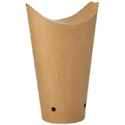 PAPSTAR Pommes-Frites-Schütte, braun, groß, 50 Stück