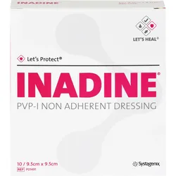 Inadine Salbengaze M. Pvp Iod. 9.5x9.5cm 10 ST