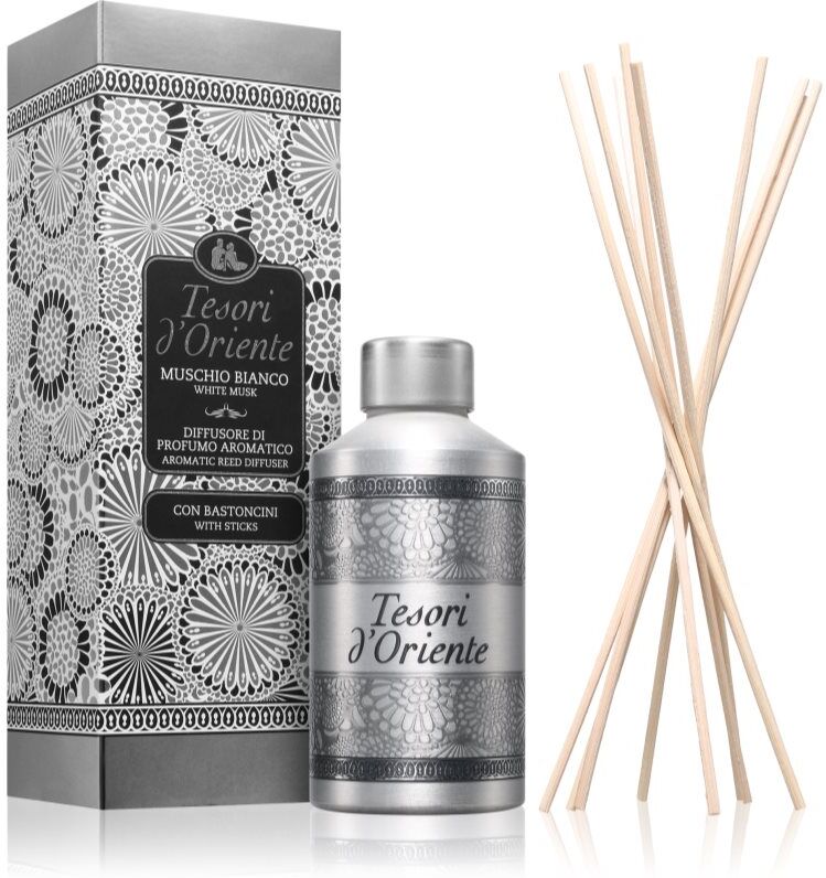 Tesori d'Oriente White Musk diffuseur d'huiles essentielles avec recharge 200 ml