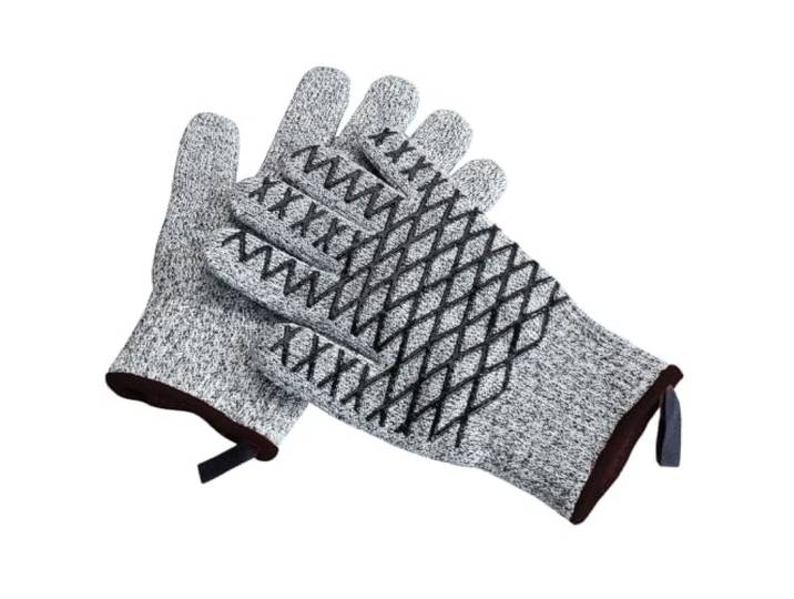 Maximex Hitze- und Schneidschutzhandschuhe, Herrengröße, 1 Paar, Schwarz