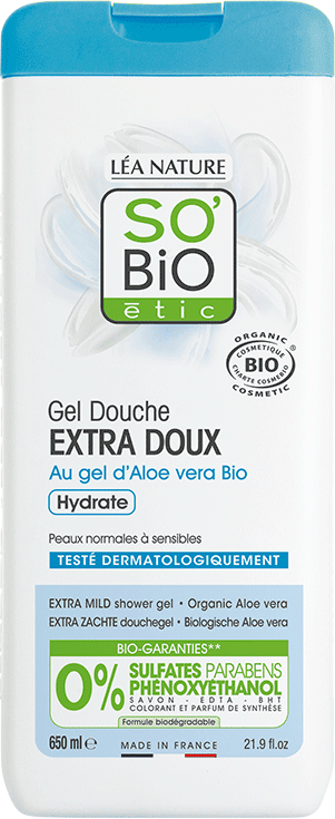 SO'BiO étic Extra Mild Shower Gel Organic Aloe Vera
