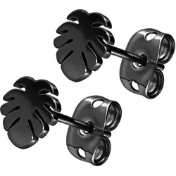 Titan Ohrstecker PALMENBLATT