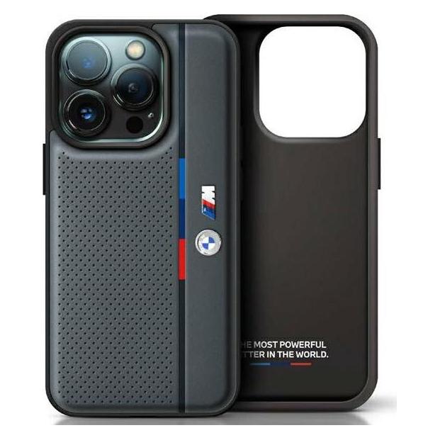 BMW Perforated Tricolor Case (Apple iPhone 16 Pro) (BMW000860-0)