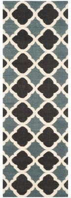 SAFAVIEH Handmade Flatweave Dhurries Meryl Modern Wool Rug
