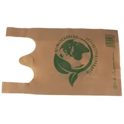 DayBays 50 Stk. Non-Woven T-Shirt Bag Baumwolltaschen Polypropylen (PP) 32x15+55 cm