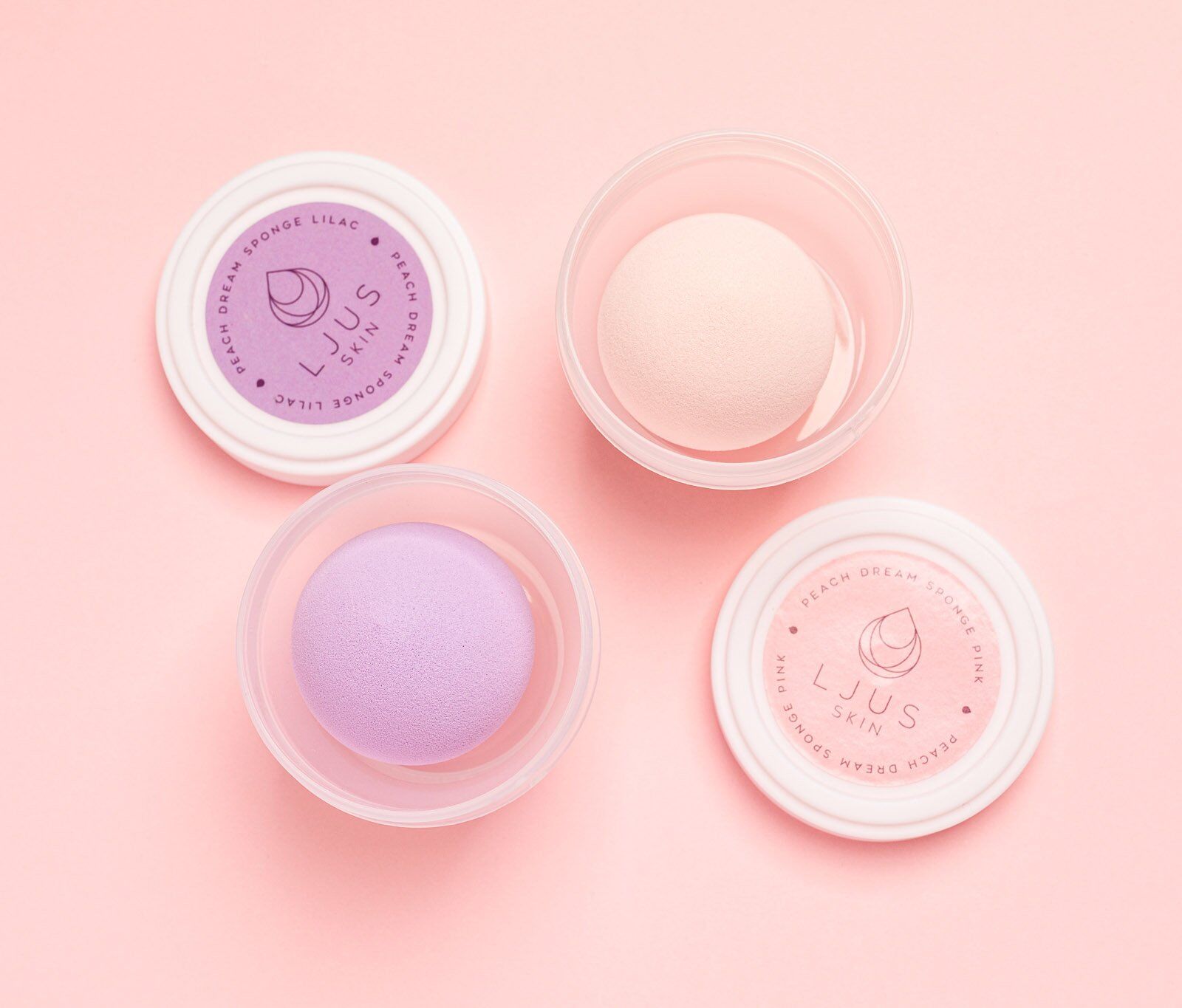 LJUS Skin Peach Dream Sponge Pink
