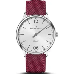 Meistersinger Klassik Yaara Quarz YAQ901AD - silber,rot - 36mm