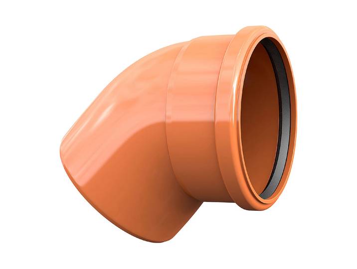 Proself KG-Bogen mit Dichtung ⌀ 11 cm