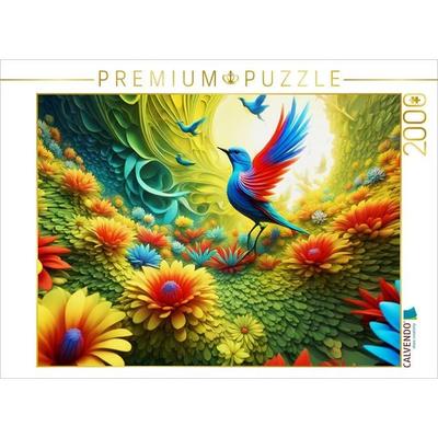 CALVENDO Puzzle Ein Motiv aus dem Kalender Vier Jahreszeiten Fraktale | 2000 Teile Lege-Größe 90x67cm Foto-Puzzle für glückliche Stunden