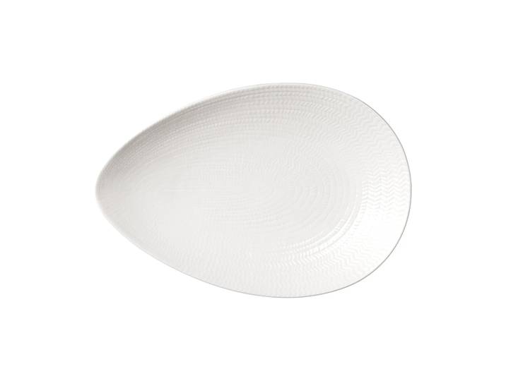 Rörstrand Plat de service Blå eld Blanc, 24x35 cm