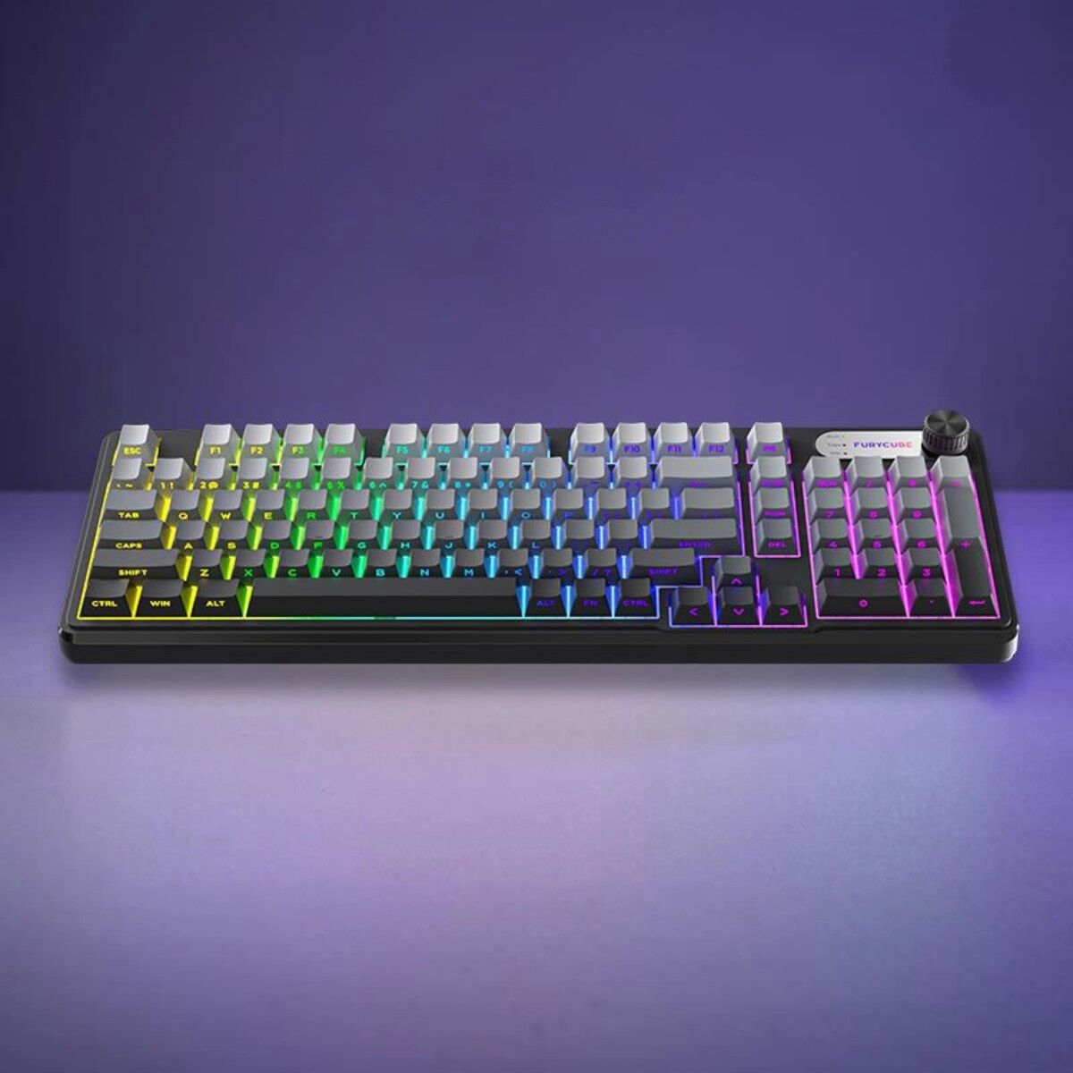 INF 98-Tasten Musik-Tastatur - Tri-Mode kabelgebunden/2.4G/Bluetooth, PBT-Tastenkappen, Gasket-Struktur,