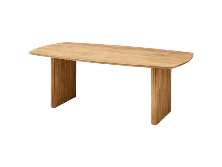 Livetastic Esstisch, Akazie, Holz, Akazie, vollmassiv, Streifen, oval, Wange, 110x77x220 cm, Esszimmer, Tische, Esstische, Esstische oval