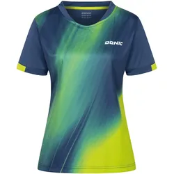 Donic Schildkröt, Damen, Sportshirt, Fire (S), Blau, Grün, S