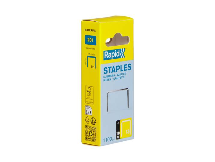 Rapid Heftklammern 13 × 10 mm 1100 Stück