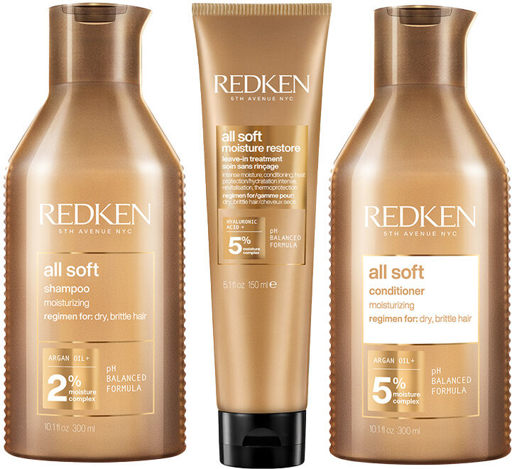 Redken All Soft Moisture Trio Bundle 