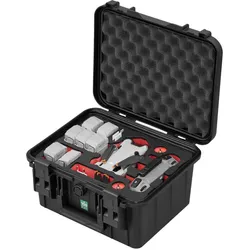 TomCase Outdoor Case Travel (Drohnen Koffer, DJI Mini 4 Pro), Drohne Tasche, Schwarz