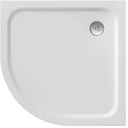 Ravak Viertelkreis-Duschwanne 90x90 cm, gegossener Marmor, XA247701010