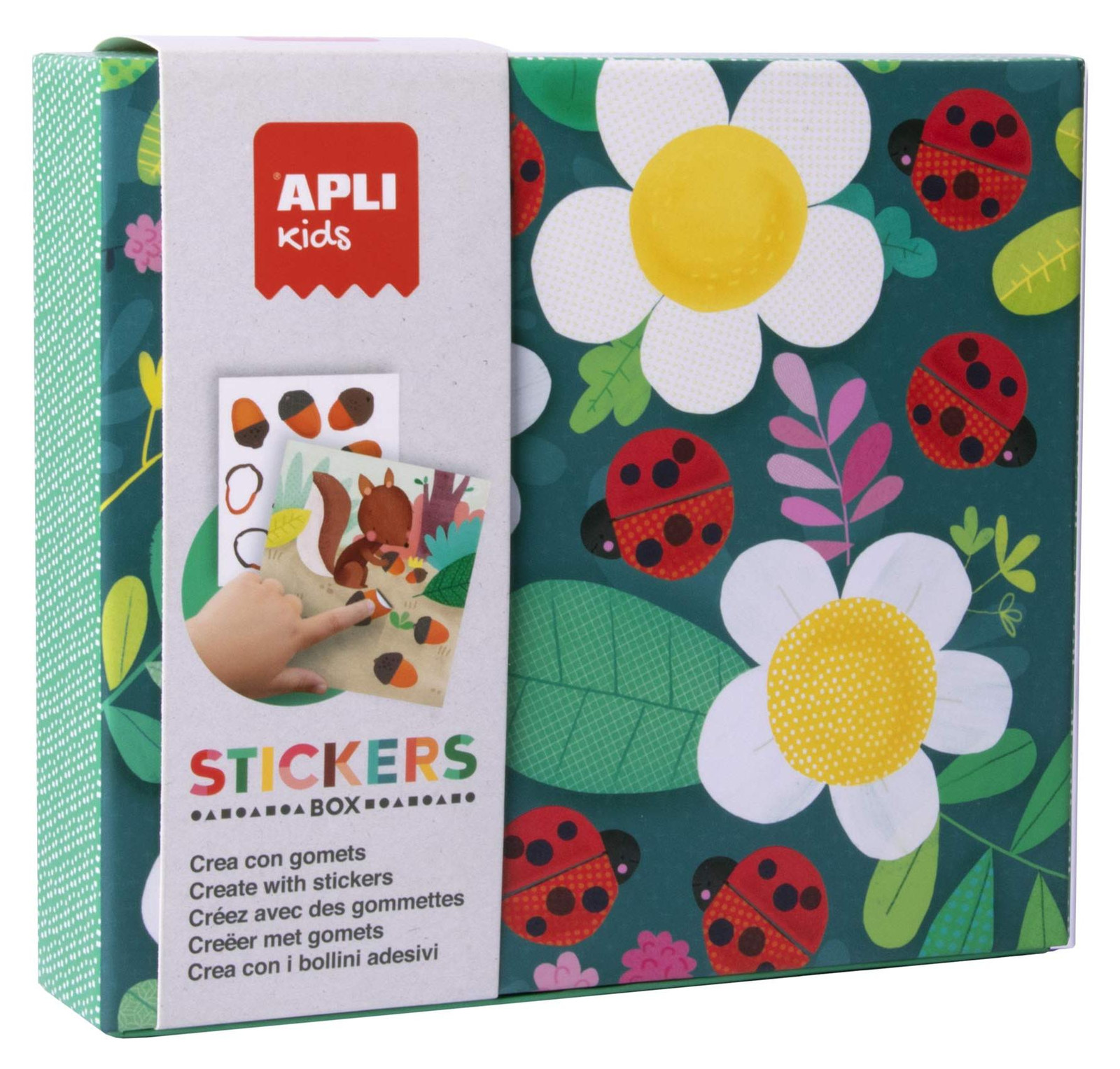 APLI Kids 18362 Set van rubberen stempels met lieveheersbeestjes