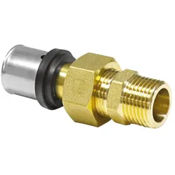 Pressfitting Übergangsverschraubung mit AG (Ausführung: 20 - 3/4''AG)